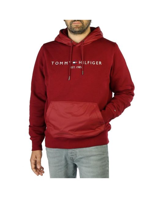 Tommy Hilfiger Sweatshirt in Red for Men | Lyst