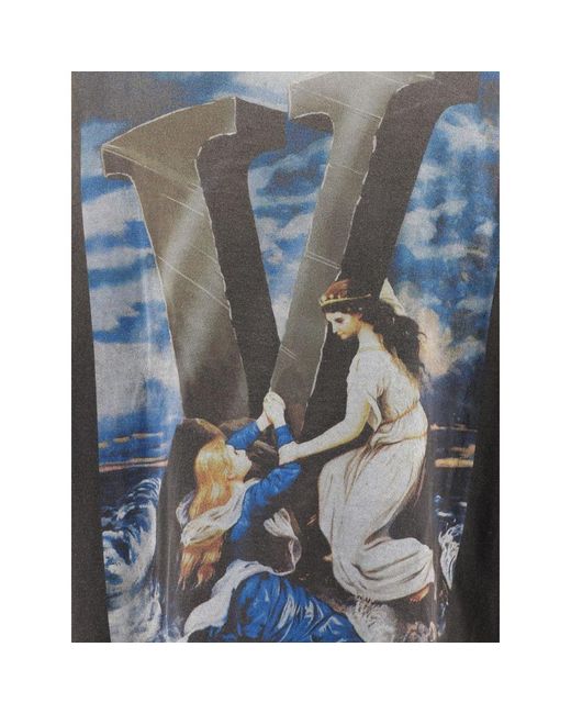 Saint Michael "maria Vlone X " T-shirt in Blue for Men | Lyst