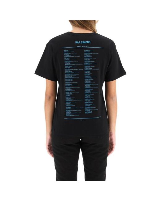 新品未使用】RAF SIMONS Tour T-shirt 白鳥のクリスタルリング www.le