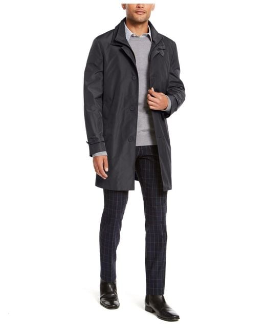 Calvin Klein Synthetic Rain Coat Size 38 Short Slim Fit Modern In Black For Men Save 14 Lyst Calvin Klein Synthetic Rain Coat Size, What Size Is 38 In Men S Coat