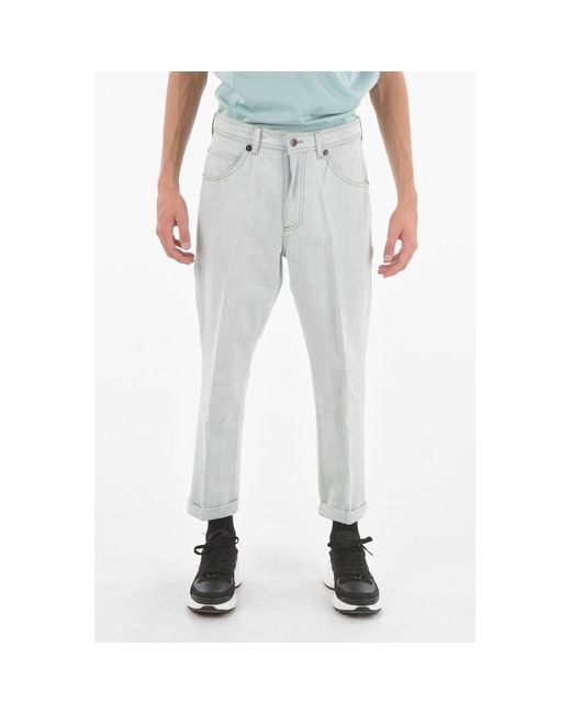 Neil Barrett Regular Fit Jeans in Gray for Men | Lyst