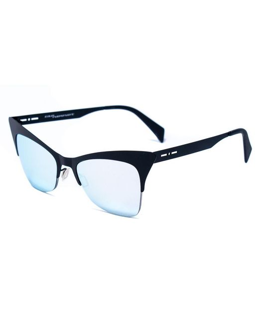 Italia Independent Blue Metal Sunglasses
