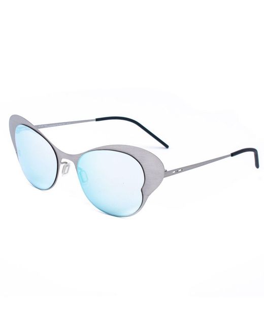 Italia Independent Blue Metal Sunglasses