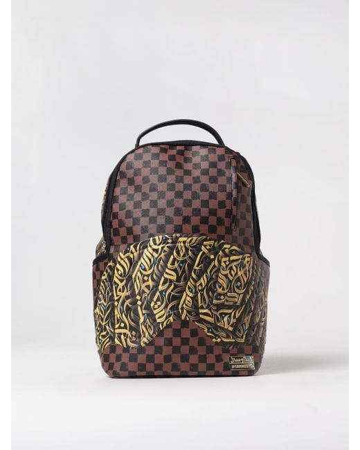 Sprayground Multicolor Sharaf Dg Checkered Backpack for men
