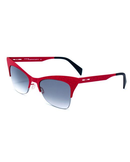 Italia Independent Red Metal Sunglasses