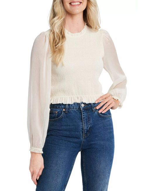 Cece Synthetic Blouse Size Xl Ruffled 