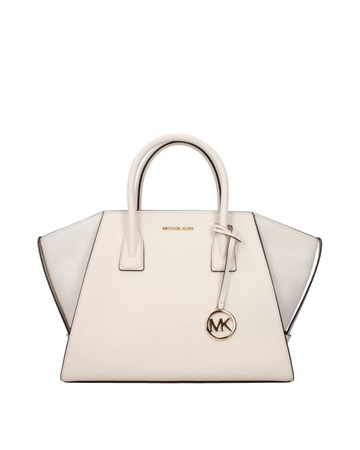 Michael Kors Natural Beige Leather Handbag