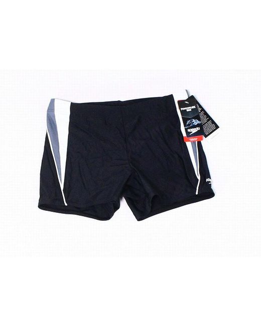 Speedo Synthetic Swimwear Size Medium M Spandex Striped Swim Briefs in