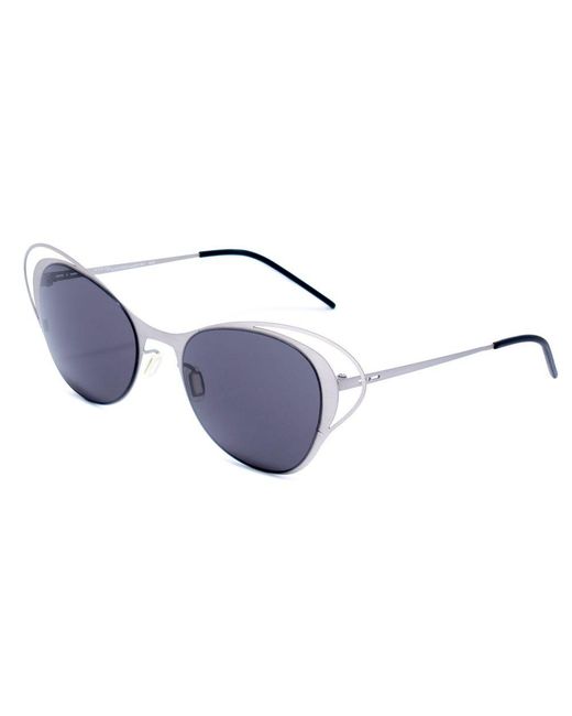 Italia Independent Blue Metal Sunglasses