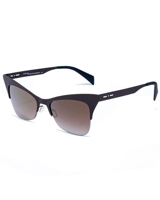 Italia Independent Black Metal Sunglasses