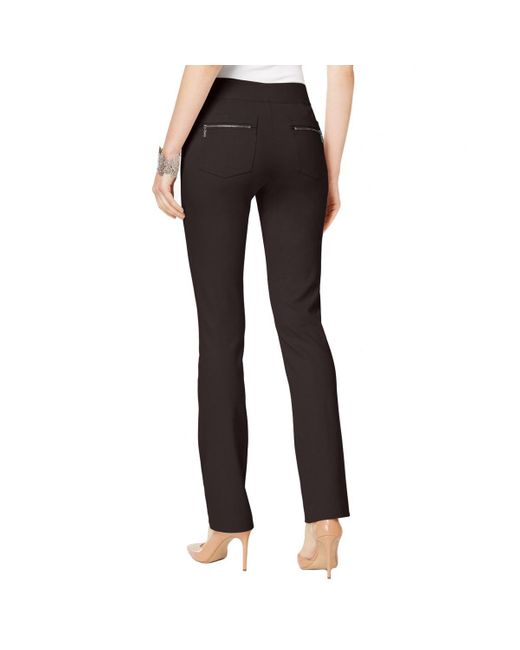 INC Pants Size 8 Regular Straight Leg 