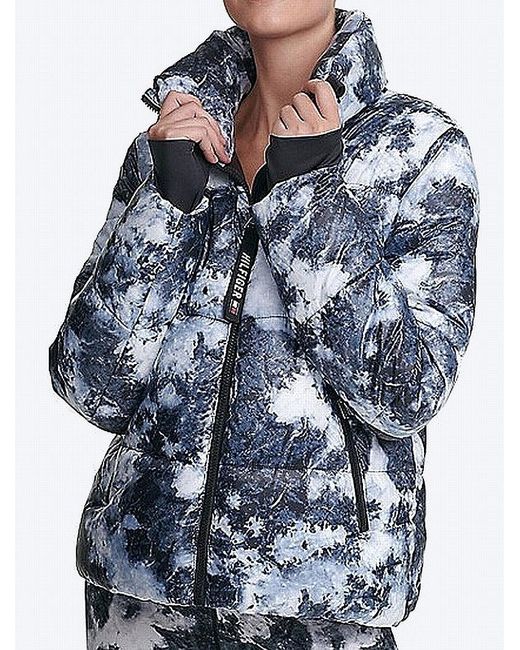 tommy hilfiger multicolor puffer jacket