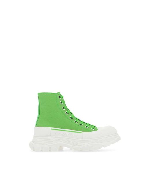 Alexander McQueen Stivali in Green | Lyst