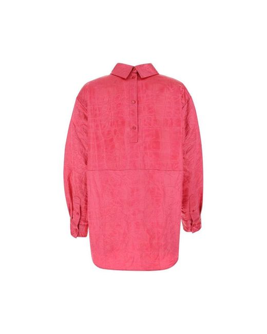 MSGM Camicia in Pink | Lyst