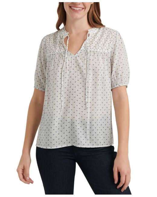 Lucky Brand Blouse Size Medium M 