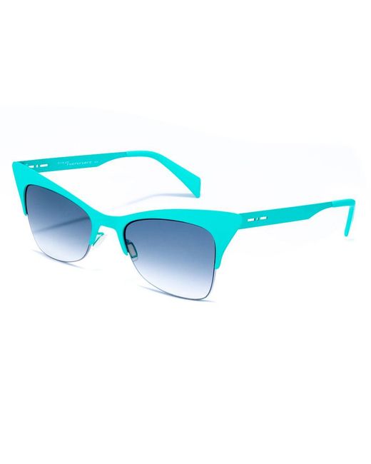 Italia Independent Blue Metal Sunglasses