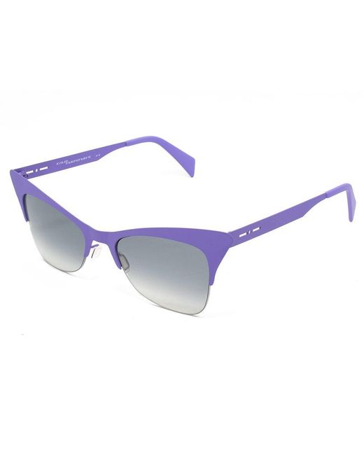 Italia Independent Blue Metal Sunglasses