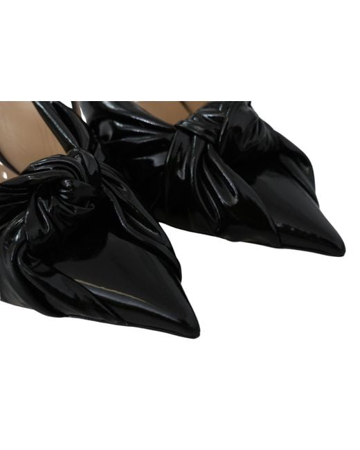 Jimmy Choo Annabell 85 Soft Patent Leather Pumps in Black Lyst