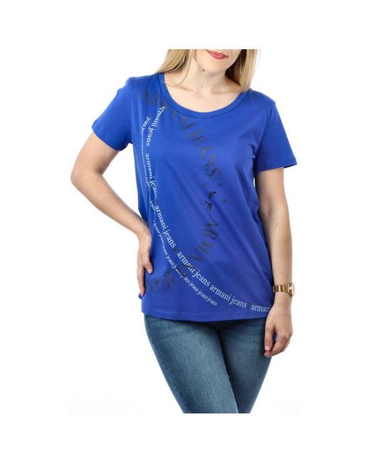 Emporio Armani Denim Armani Jeans T-shirts in Blue - Lyst