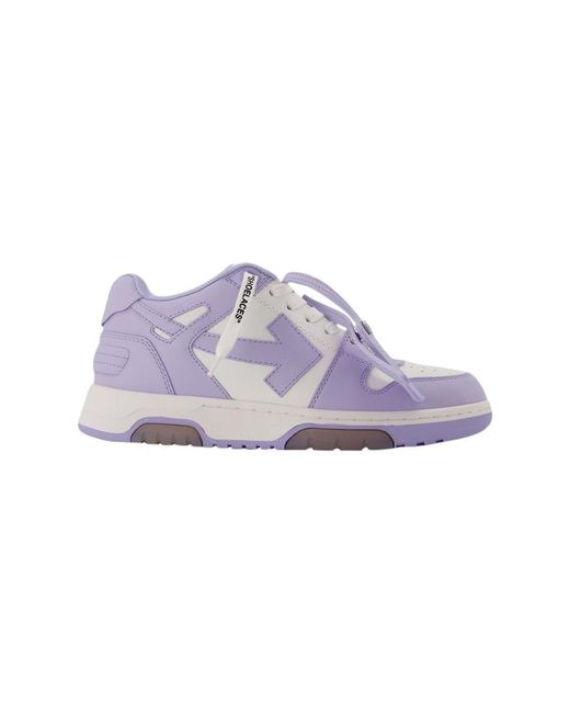 Off-White c/o Virgil Abloh Out Of Office Sneakers In White/lilac ...