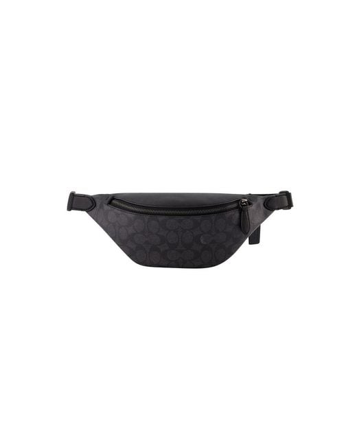 COACH Charter 7 Belt Bag - - Carbon - Canva in Black for Men | Lyst