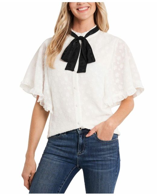 Cece Synthetic Blouse Size Large L 