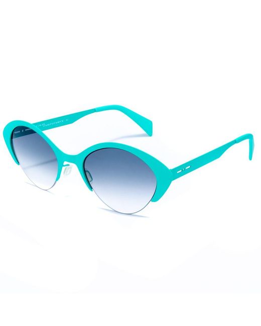 Italia Independent Blue Metal Sunglasses