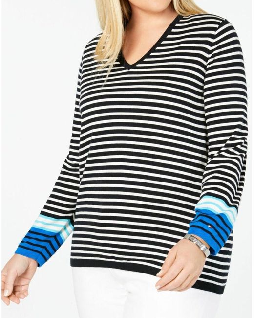 Tommy Hilfiger Cotton Sweater Navy Size 