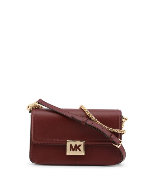 Michael Kors Leather Sonia_35f1g6sl3l Crossbody Bags in Red Lyst