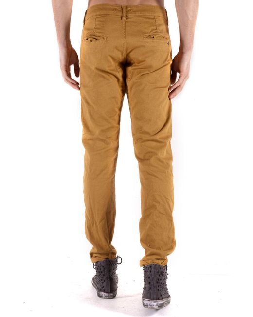 Absolut Joy Cotton Trousers in Brown 