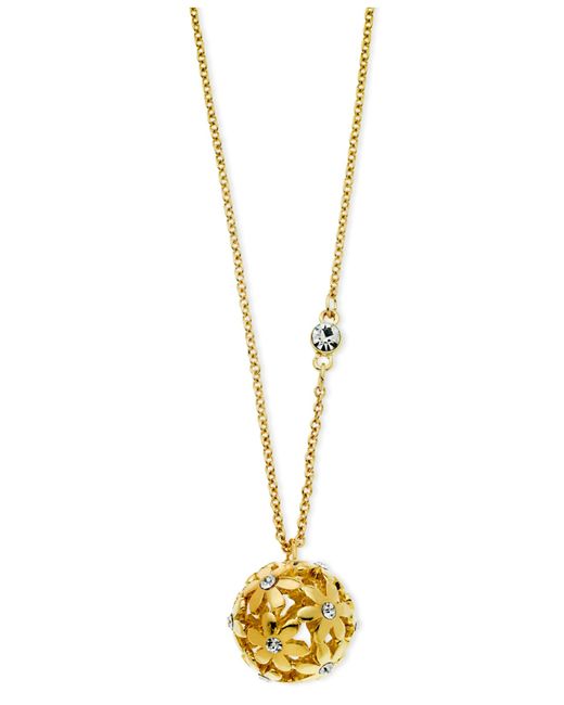 guess ball necklace