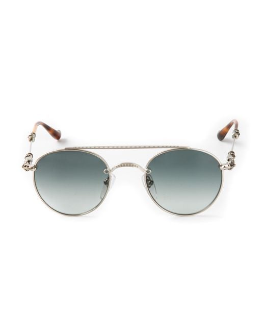 Chrome Hearts Metallic Bubba Sunglasses