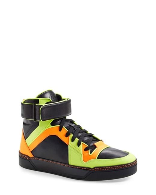 Gucci Black 'new Basketball' High Top Sneaker for Men Lyst