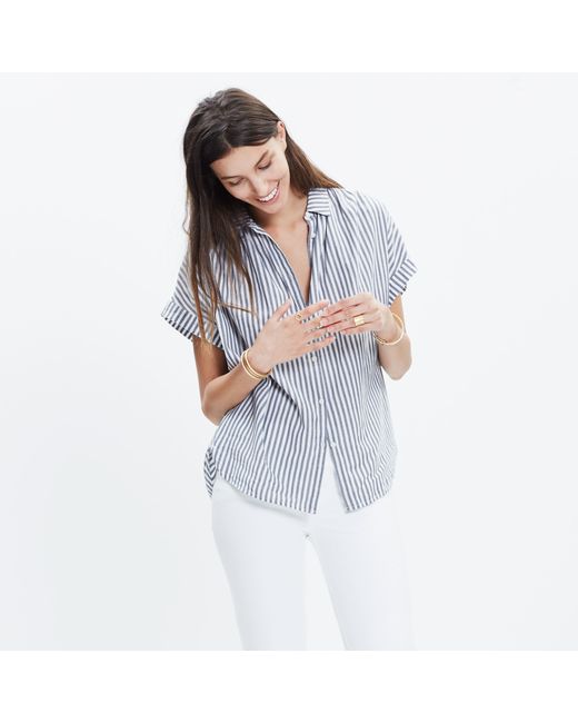 Central Shirt In Chambray Stripe 