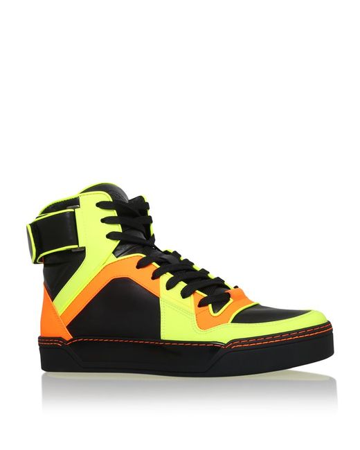 Gucci Multicolor Basketball High-top Neon Sneaker for men