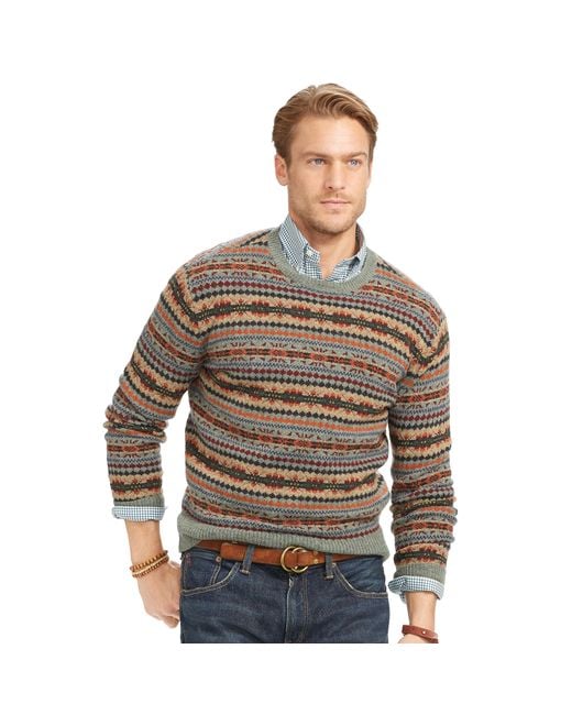 Polo Ralph Lauren Multicolor Fair Isle Merino Wool Sweater for men
