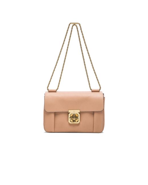 Chlo Medium Elsie Shoulder Bag in Beige (Neutrals) | Lyst