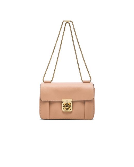 Chlo Medium Elsie Shoulder Bag in Beige (Neutrals) | Lyst