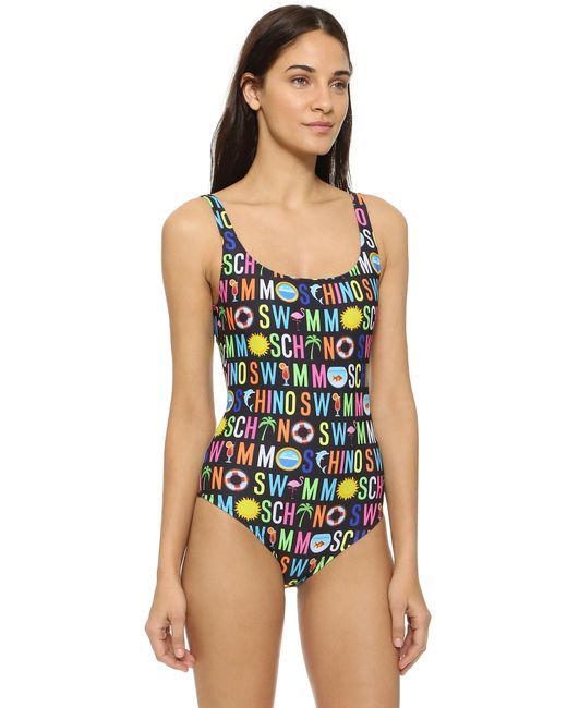 Moschino Blue Summer One Piece Swimsuit