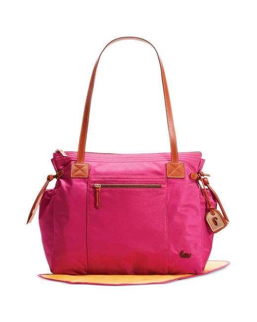 Dooney & Bourke Pink Nylon Diaper Bag