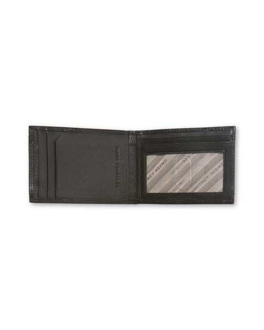 Geoffrey Beene Black Savannah Front Pocket Wallet for men
