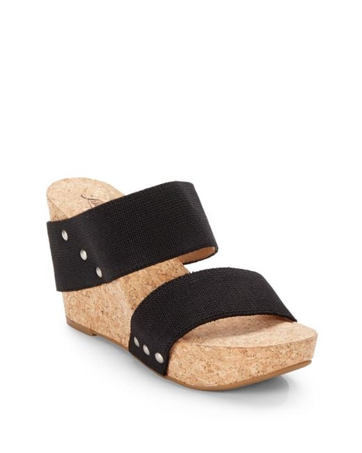 Lucky brand cork wedge sandals cheap