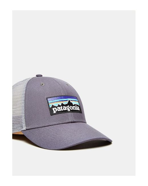 Patagonia P6 Low Profile Trucker Hat in Gray for Men Lyst