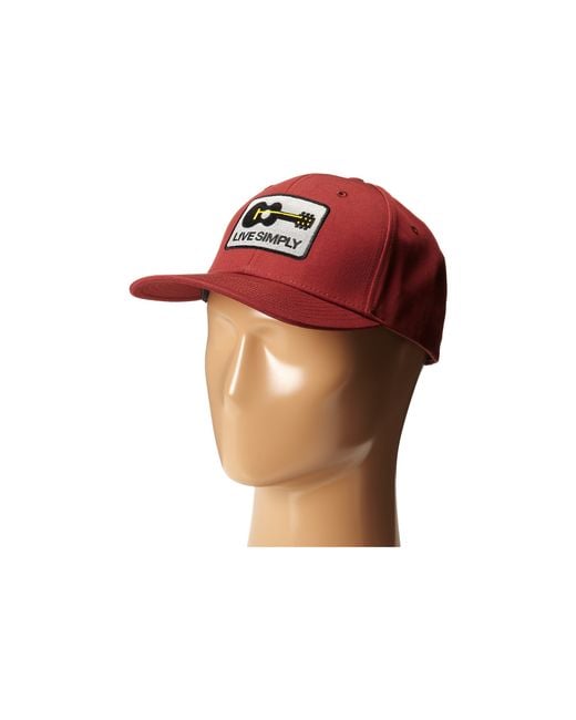 Patagonia Red Live Simply Guitar Roger That Hat