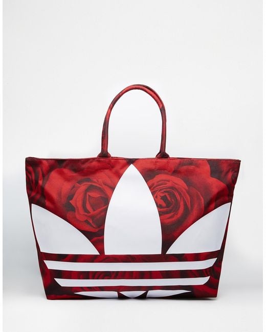 Adidas Red Beach Shopper Bag