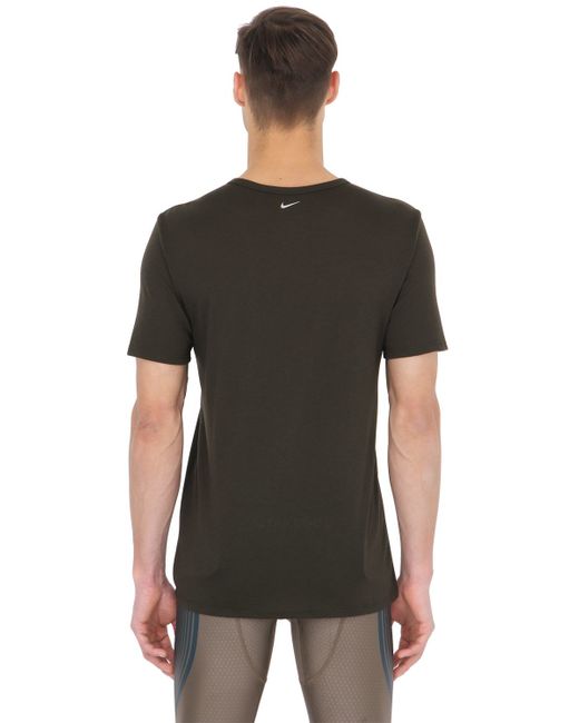 brown dri fit shirt