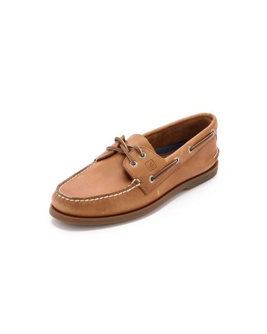 Sperry top-sider A/o Classic Boat Shoes On Brown Sole in Brown for Men ...