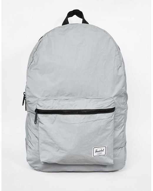 Herschel Supply Co. Gray Herschel Reflective Packable Backpack for men