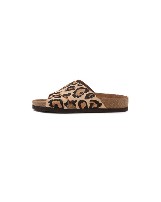 Sam Edelman Multicolor Flat Sandals Adora Leopard Print