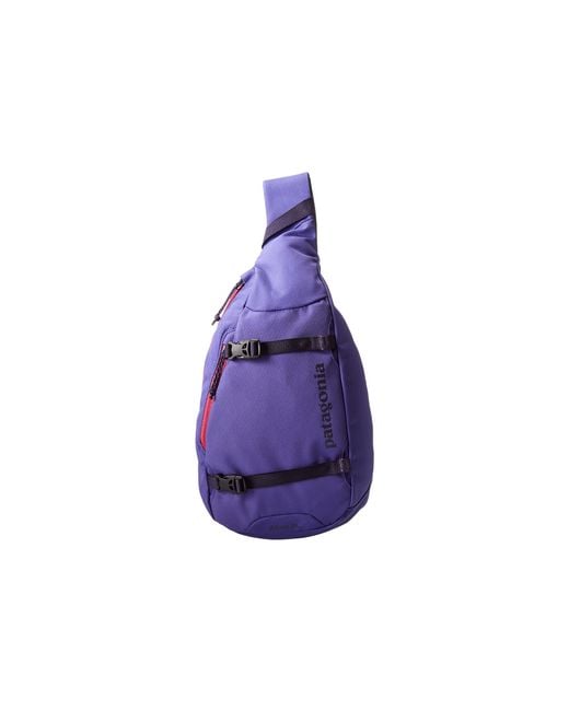Patagonia atom sling ikat purple top